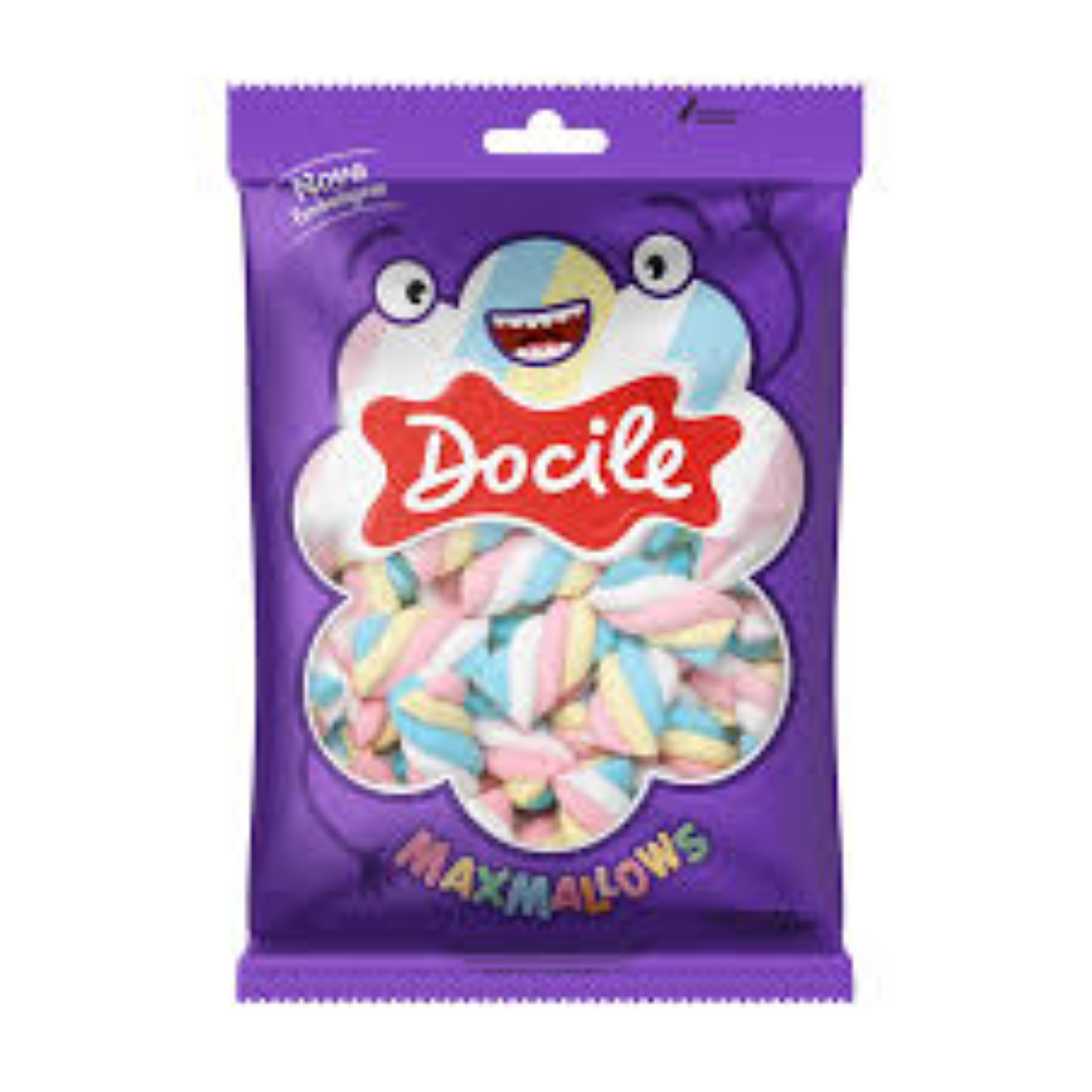 DOCILE MAXMALLOWS TWIST COLOR VANILLA 50G